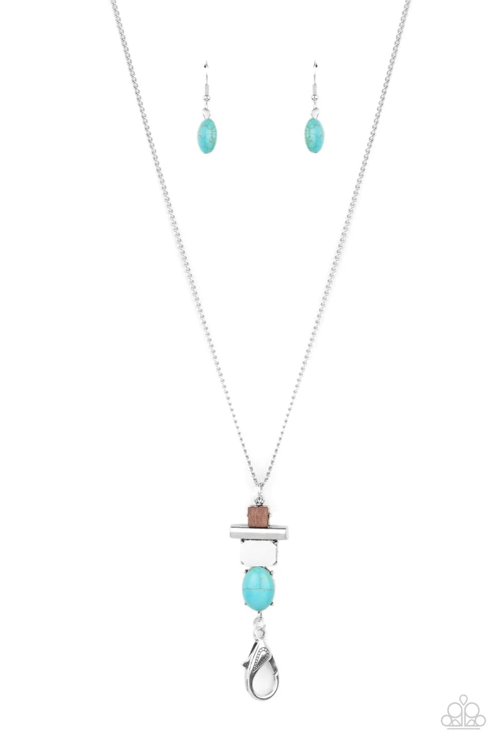 Natural Novice Blue Lanyard