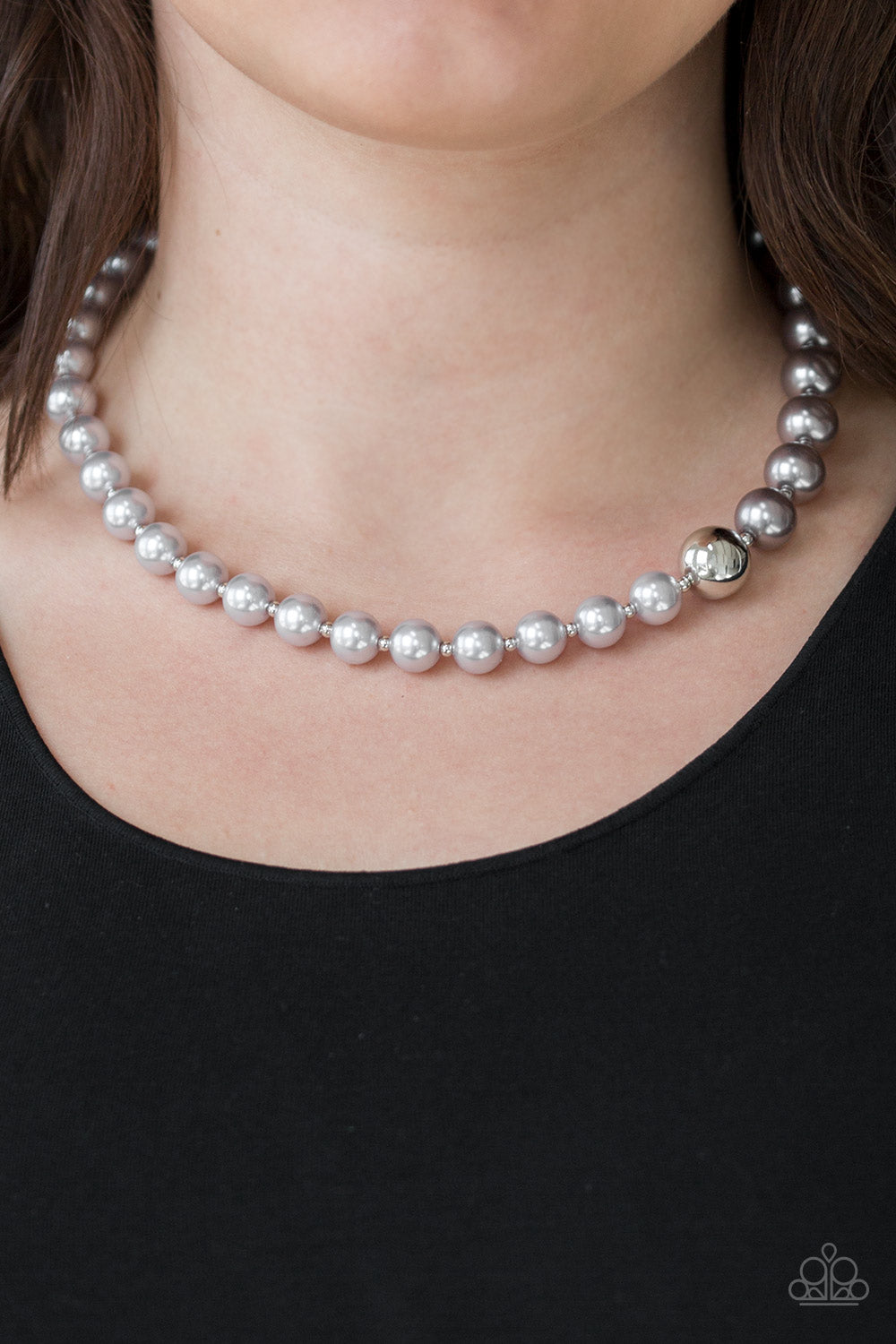 5th Avenue A-Lister - Black, Blue, or Silver Necklace