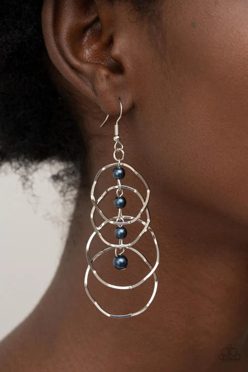 Pearl Palooza Blue Earring
