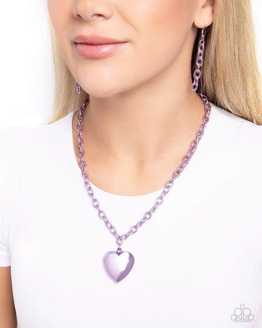 Loving Luxury Purple Neclace
