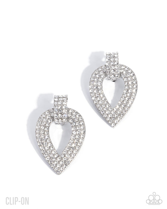 Stop and Shimmer - White Clip-On