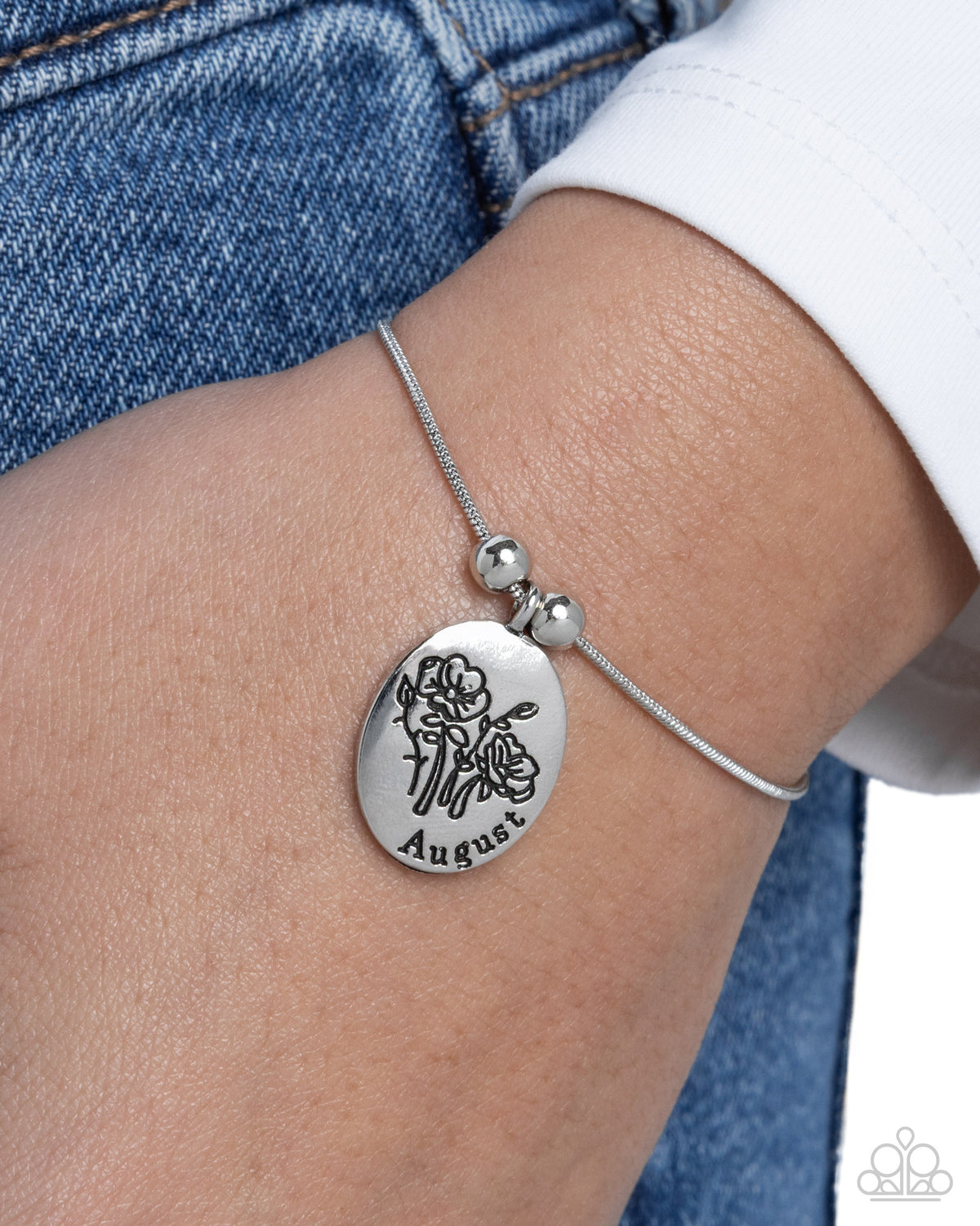 Personalized Bouquet - August - Silver