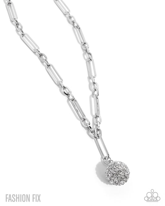 Independent Ideology Necklace & Capable Conviction White Bracelet - Combo - Fashion Fix
