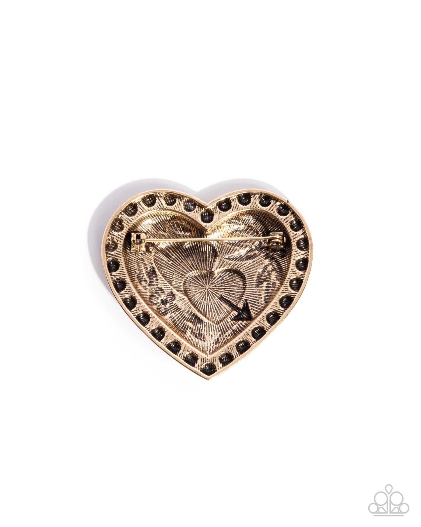 A Breath of Fresh Romance m- Gold Brooch