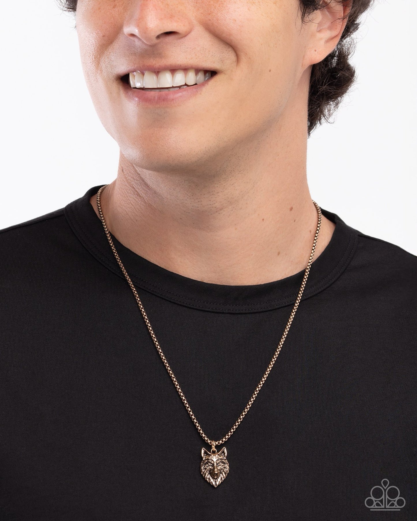 Alpha's Call - Gold Men's Necklace