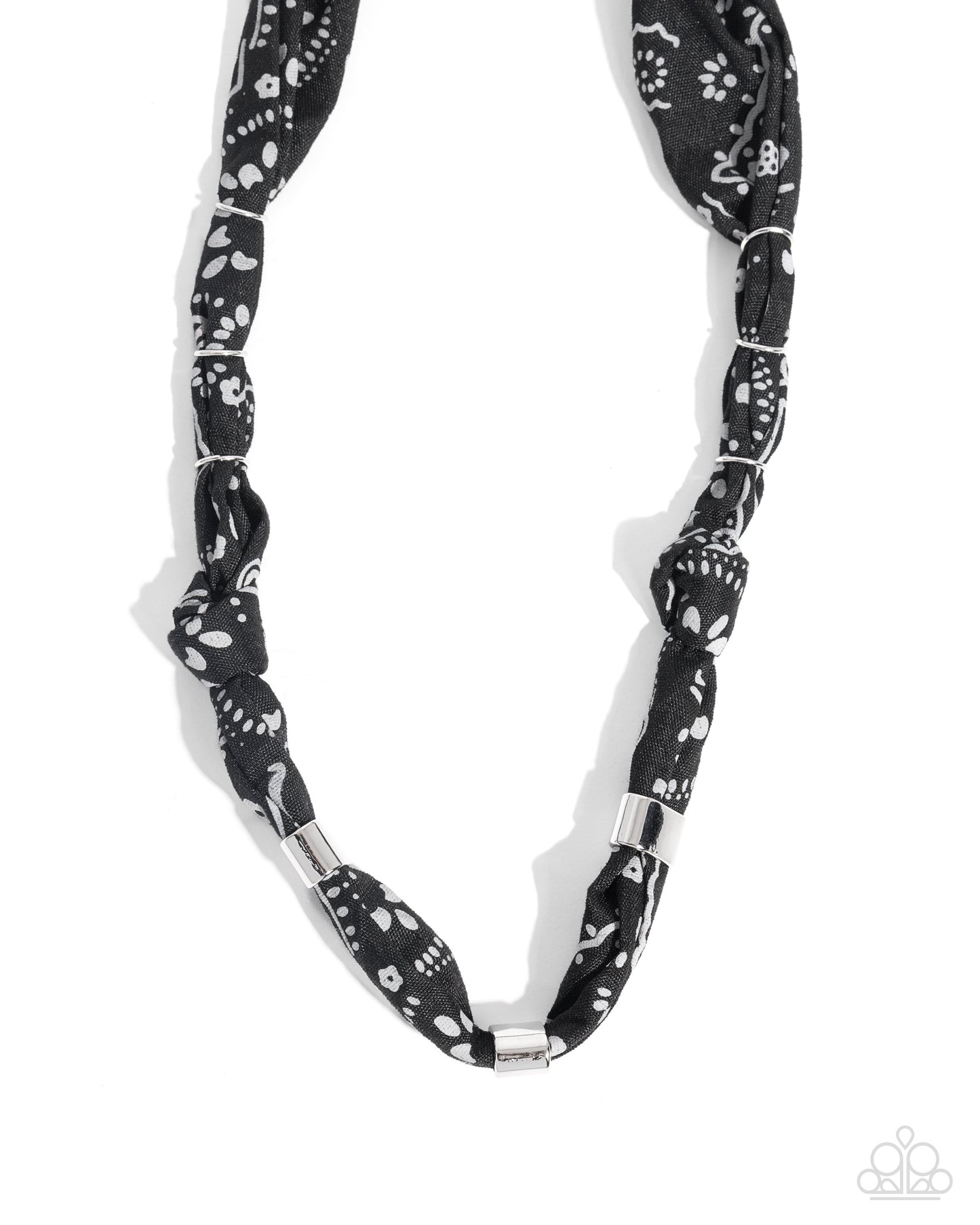 Bandana Balance - Black Necklace