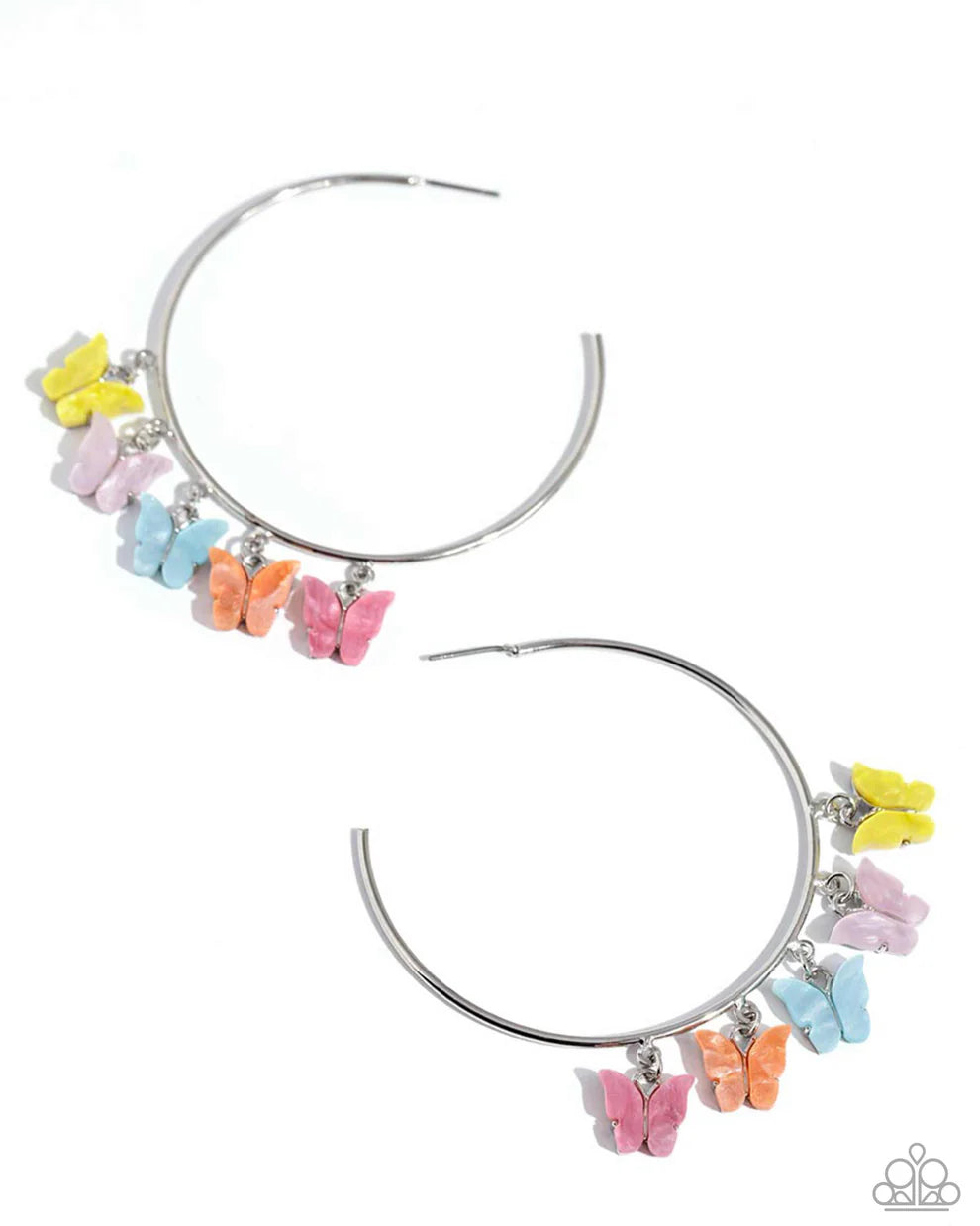 Bemusing Butterflies Multi Hoop Earring - LOP