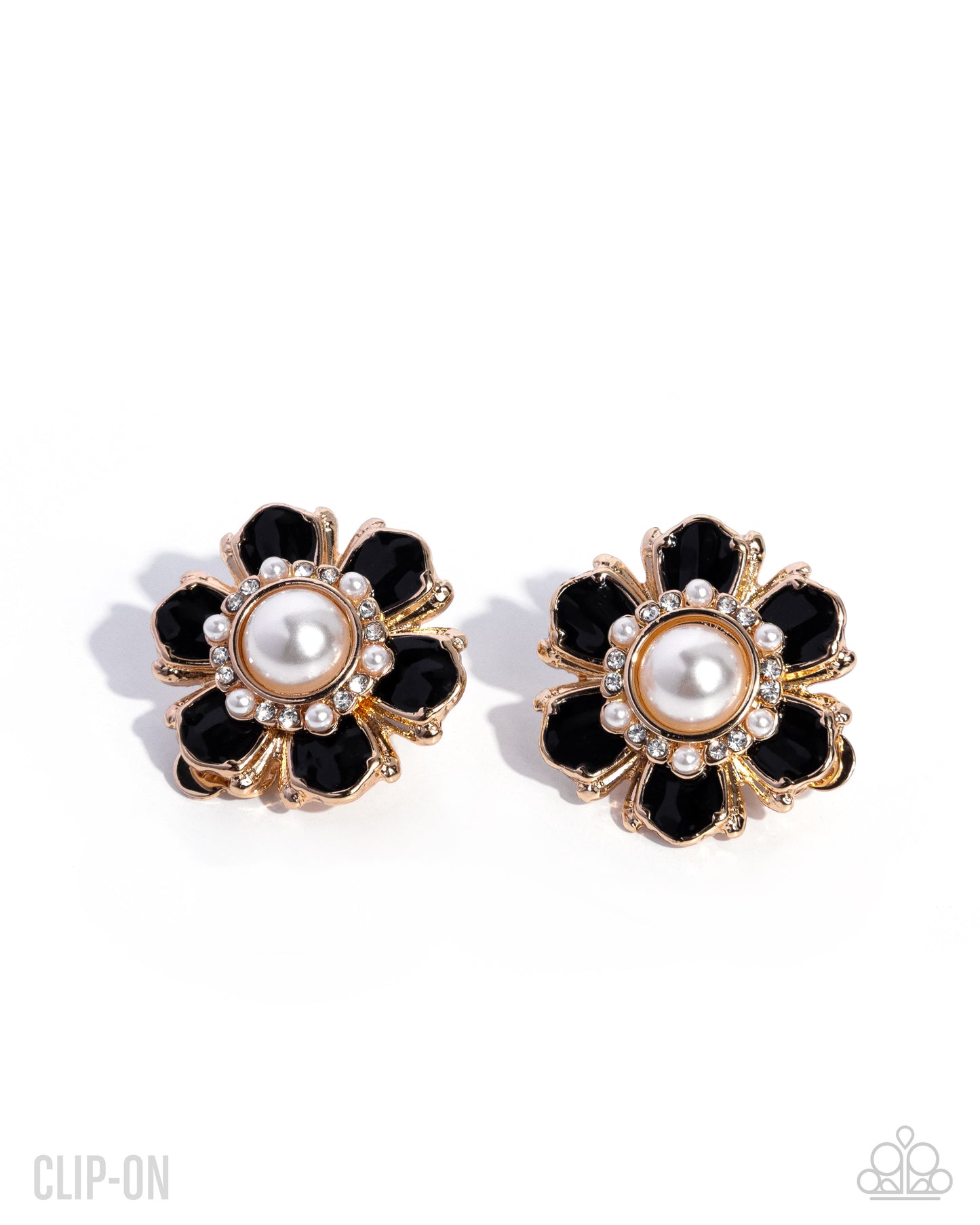 Bigger and Better Black Clip-On Earrings