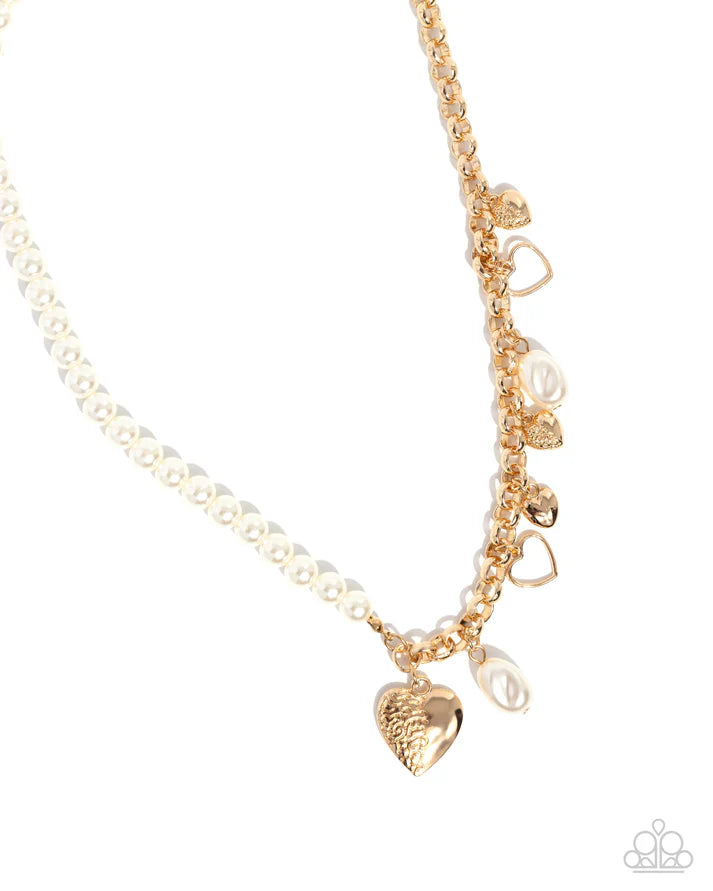 Charming Competitor Gold Necklace
