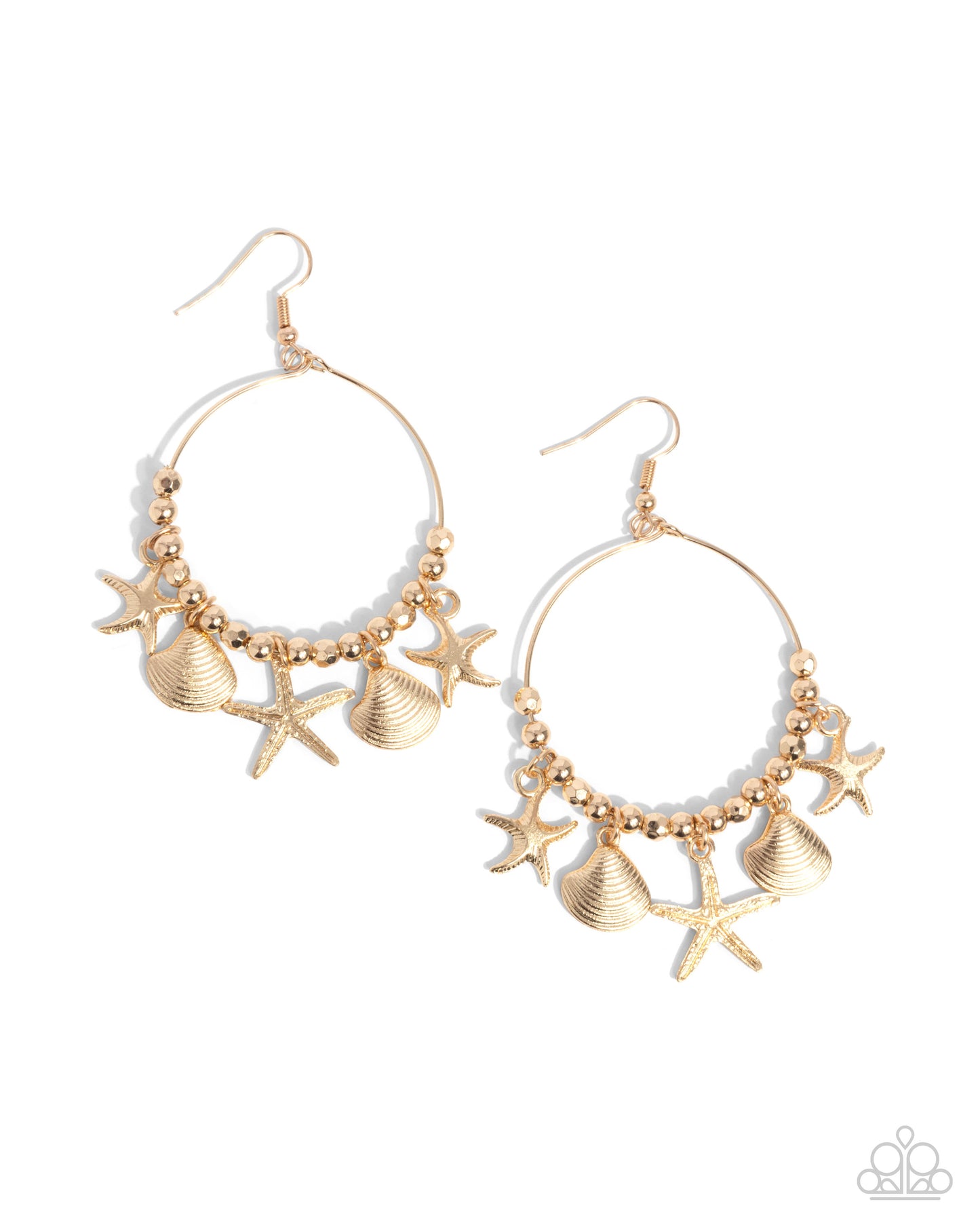 Coastal Conversation Gold Earrings