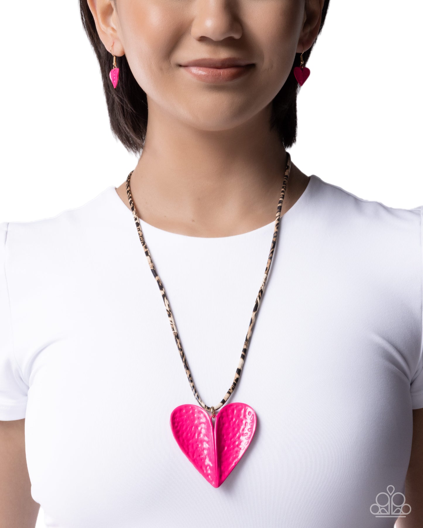 Cupid Craze Pink Necklace