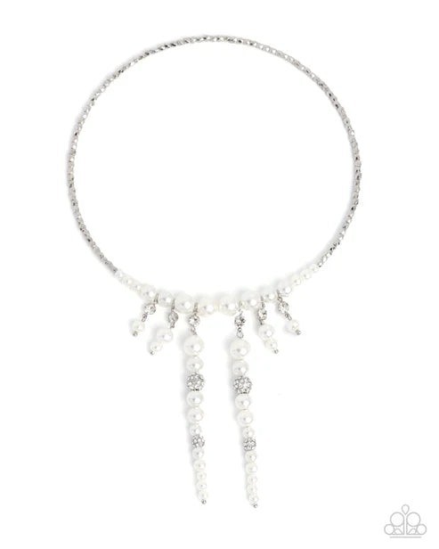 Darling Decade White Necklace