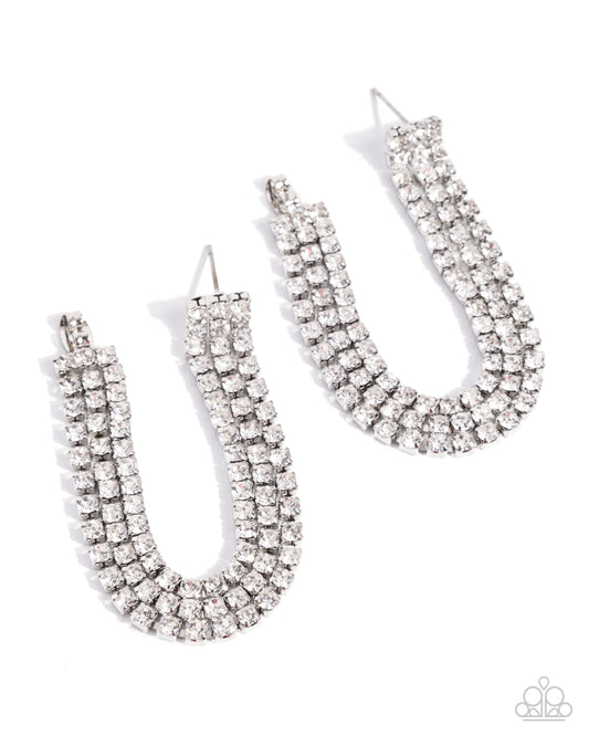 Delicate Daydream - White Earrings - LOP
