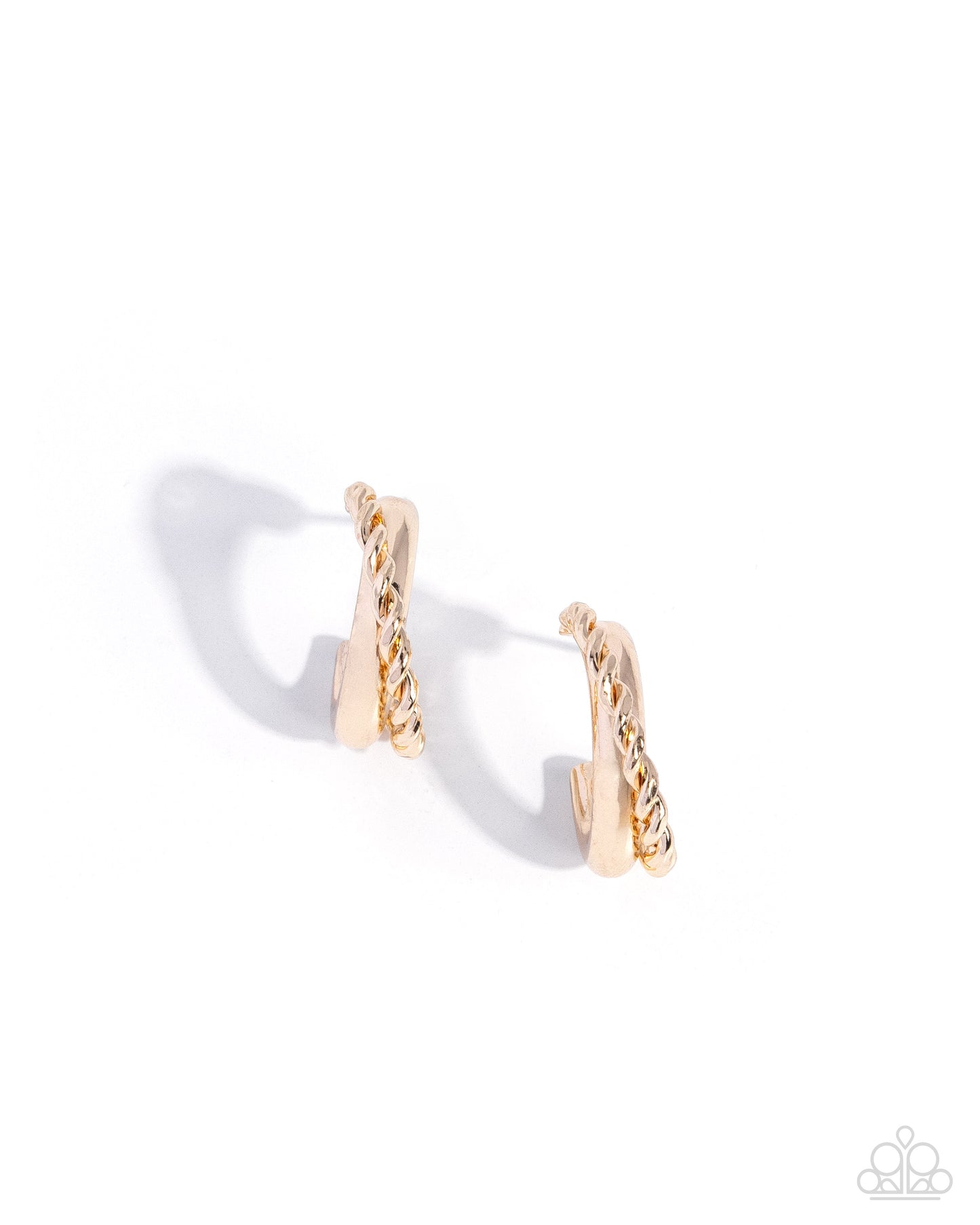 Deluxe Duo - Gold Earrings