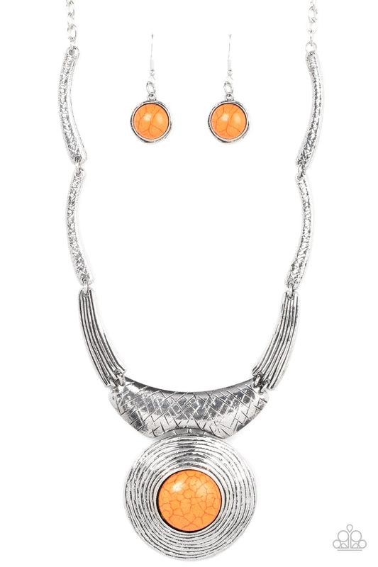 IMPRESS-ive Resume Orange Necklace