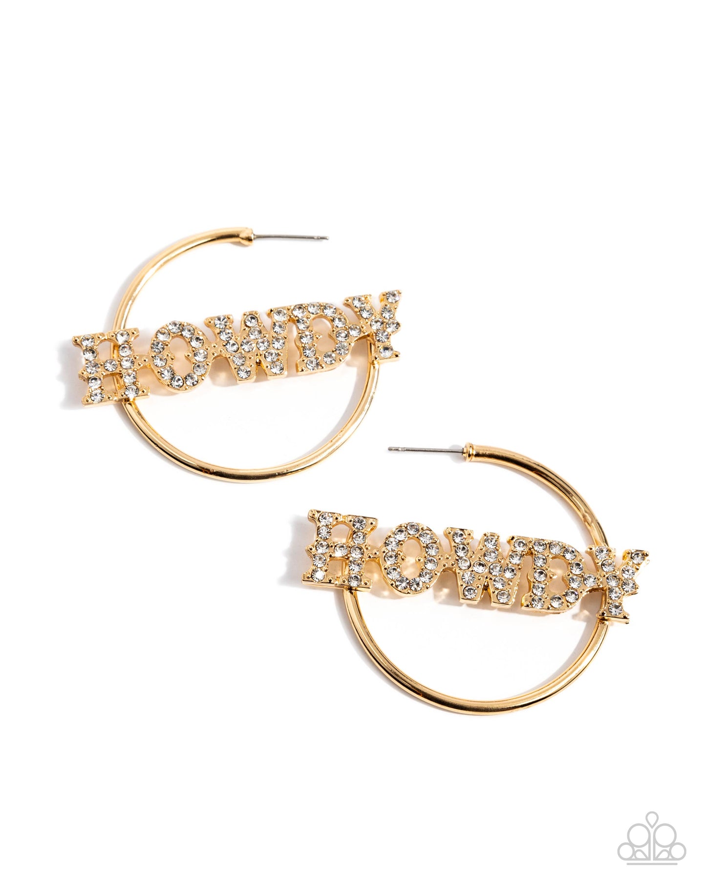 Howdy Hoedown - Gold Earrings