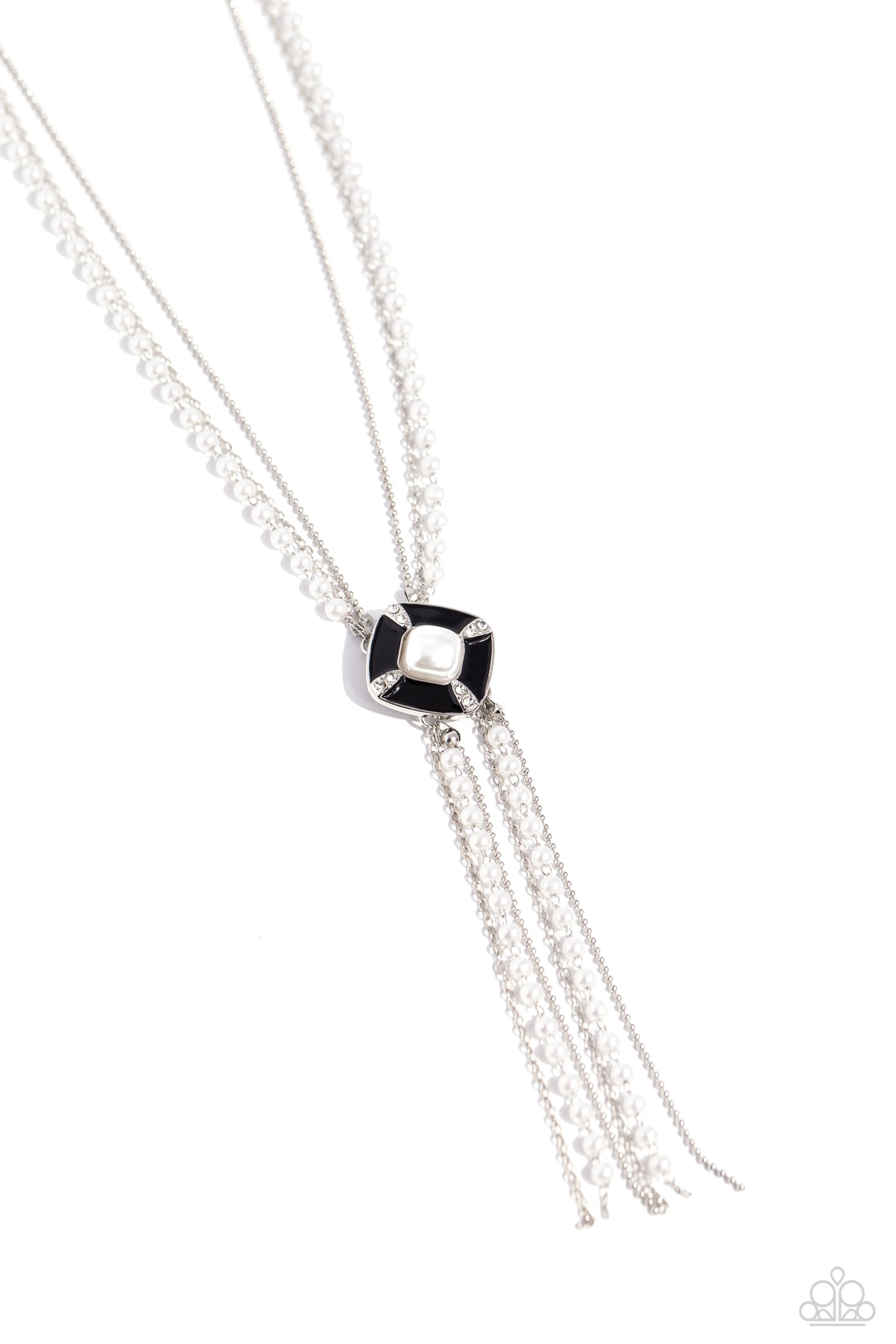 I Pinky SQUARE Black Necklace