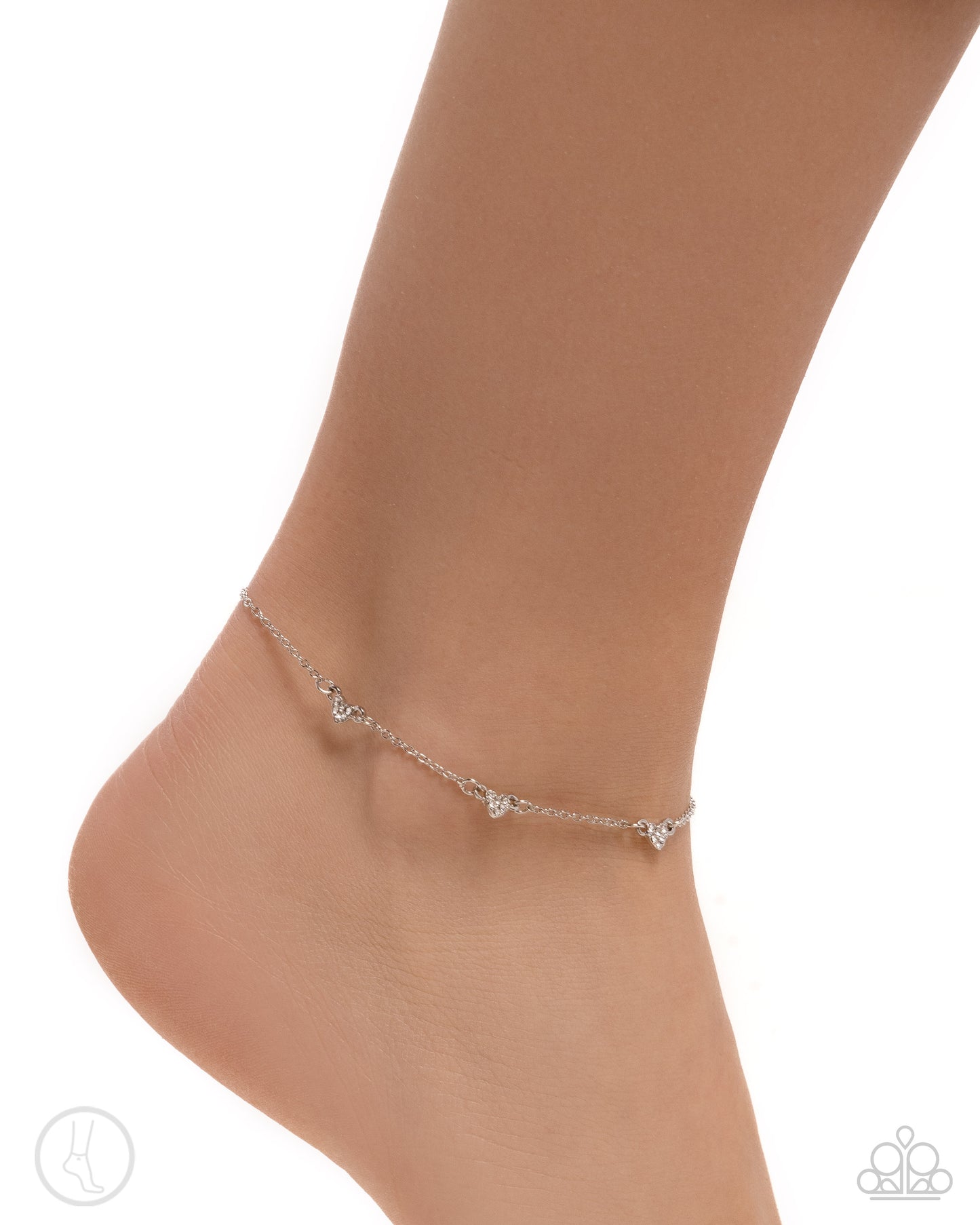Love Me Hopeless Silver Anklet
