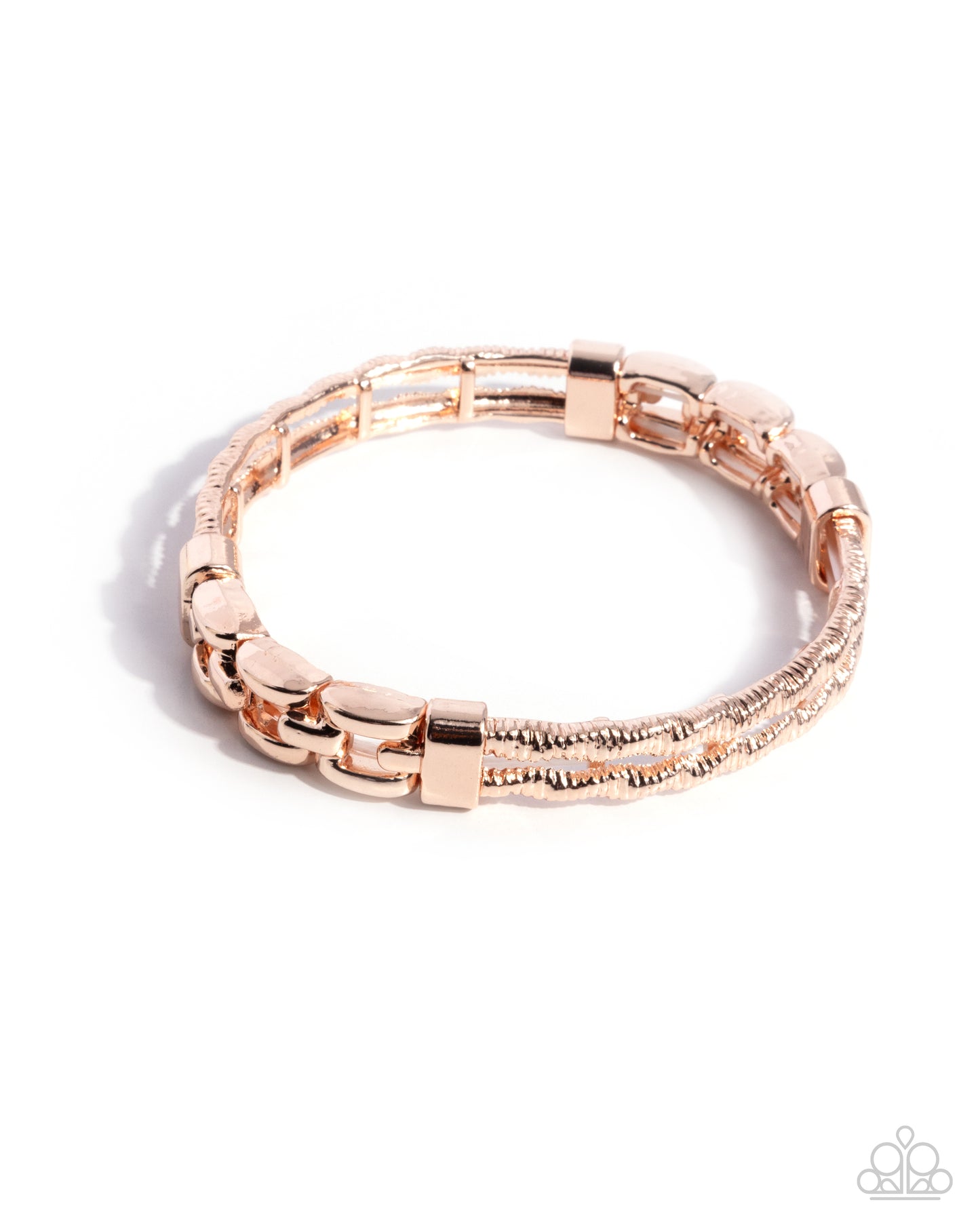 Mismatched Movement Gold Bracelet