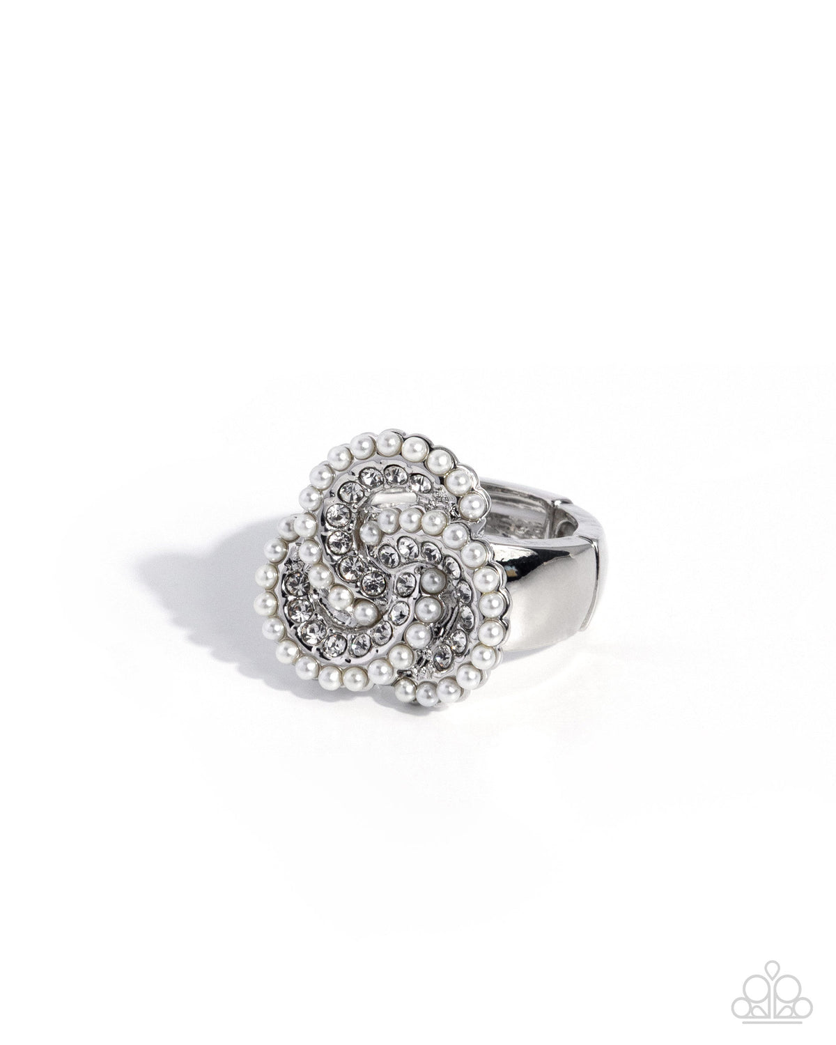 Pearl Punch White Ring