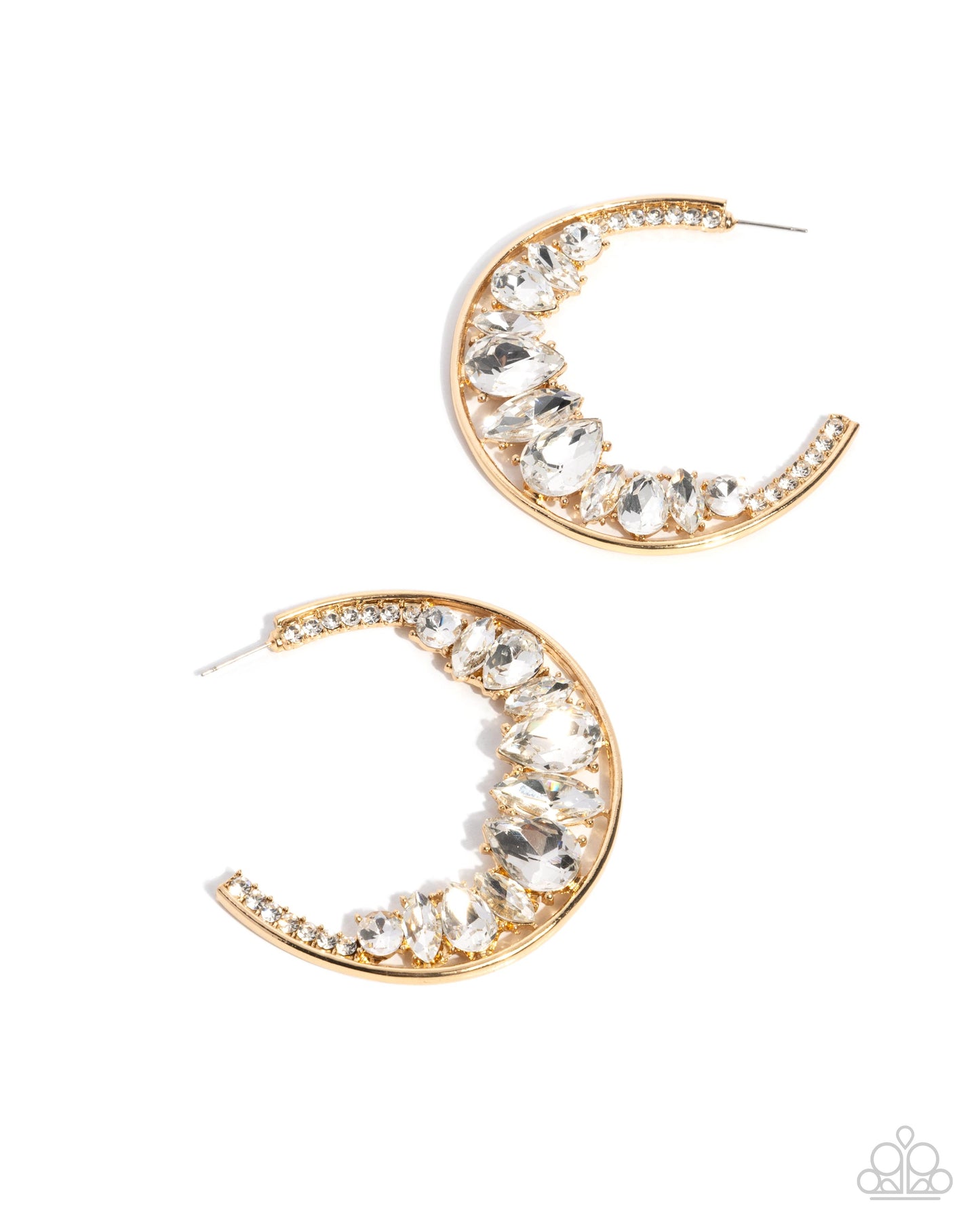 Refined Rewind Gold Hoop Earring