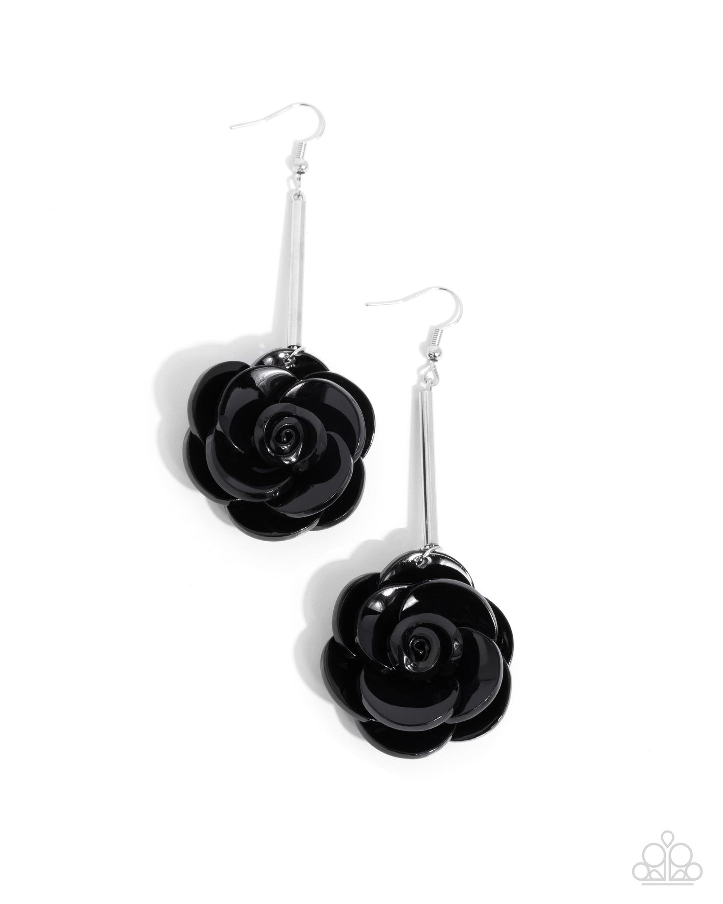 Saccharine Sprig Black Earring