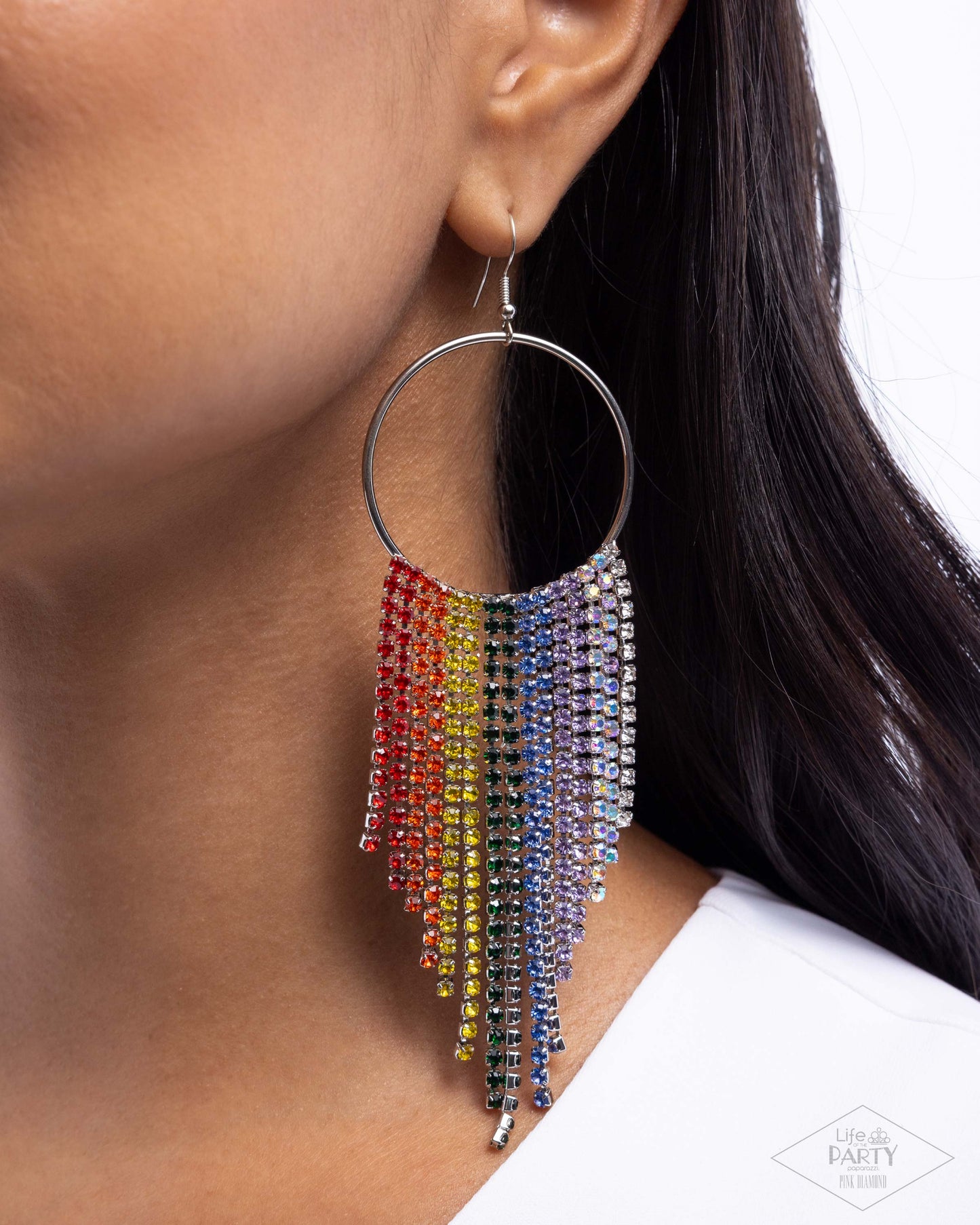 Streamlined Shimmer - Multi Earrings