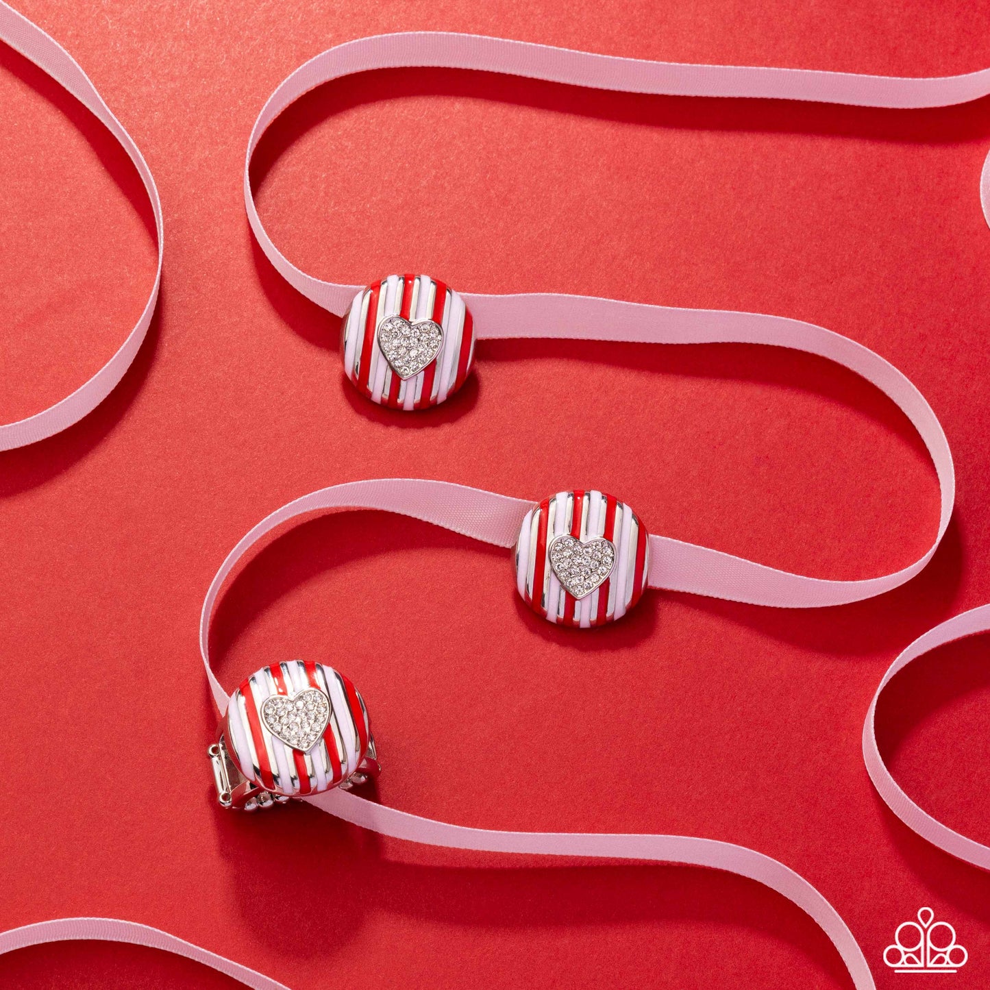 Striped Surprise - Earring & Ring Combo Set