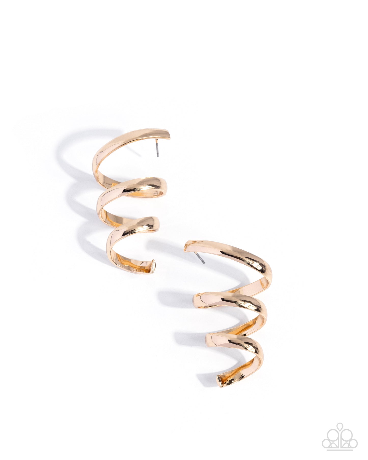 Tornado Warning - Gold Earrings