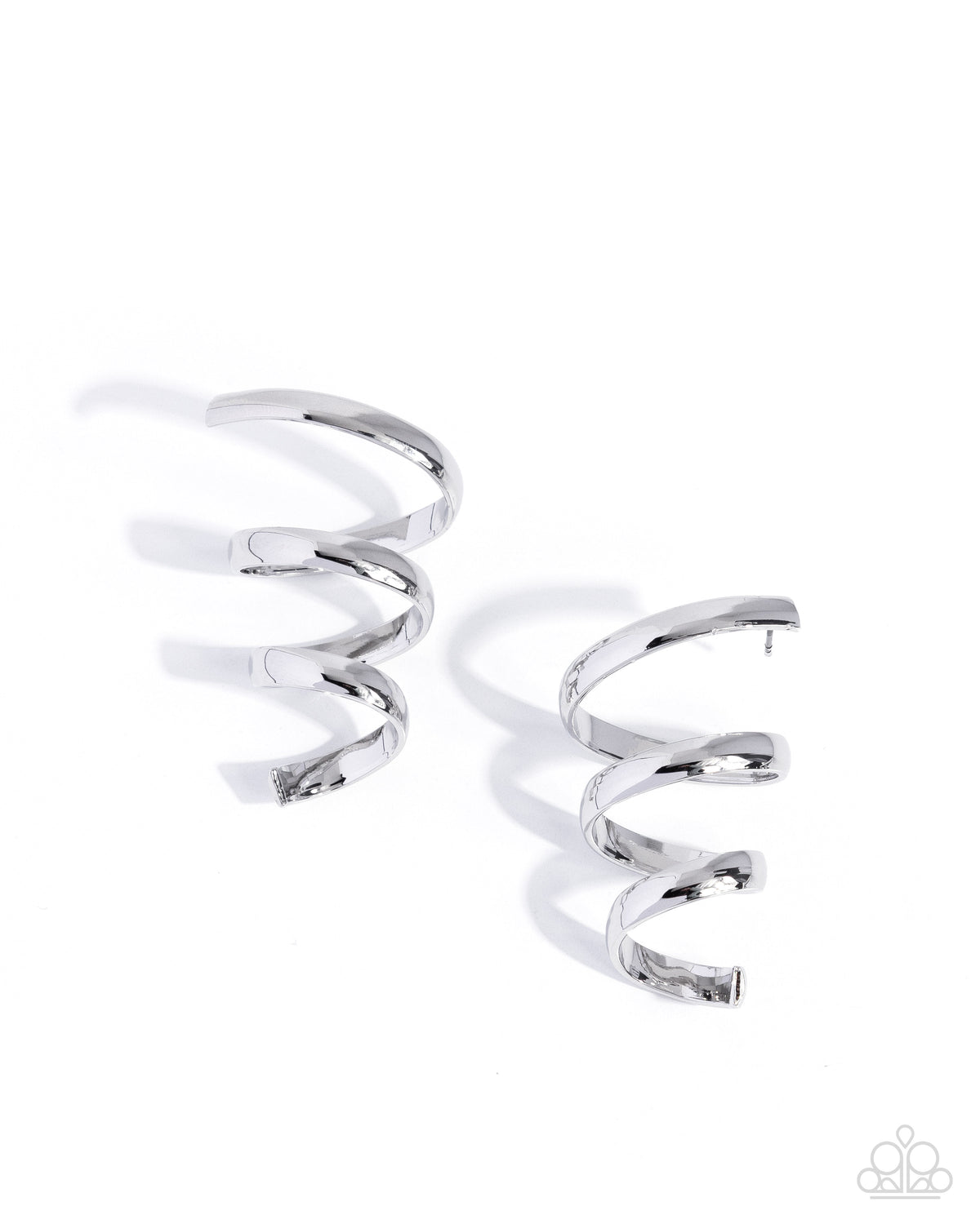 Tornado Warning - Silver Earrings