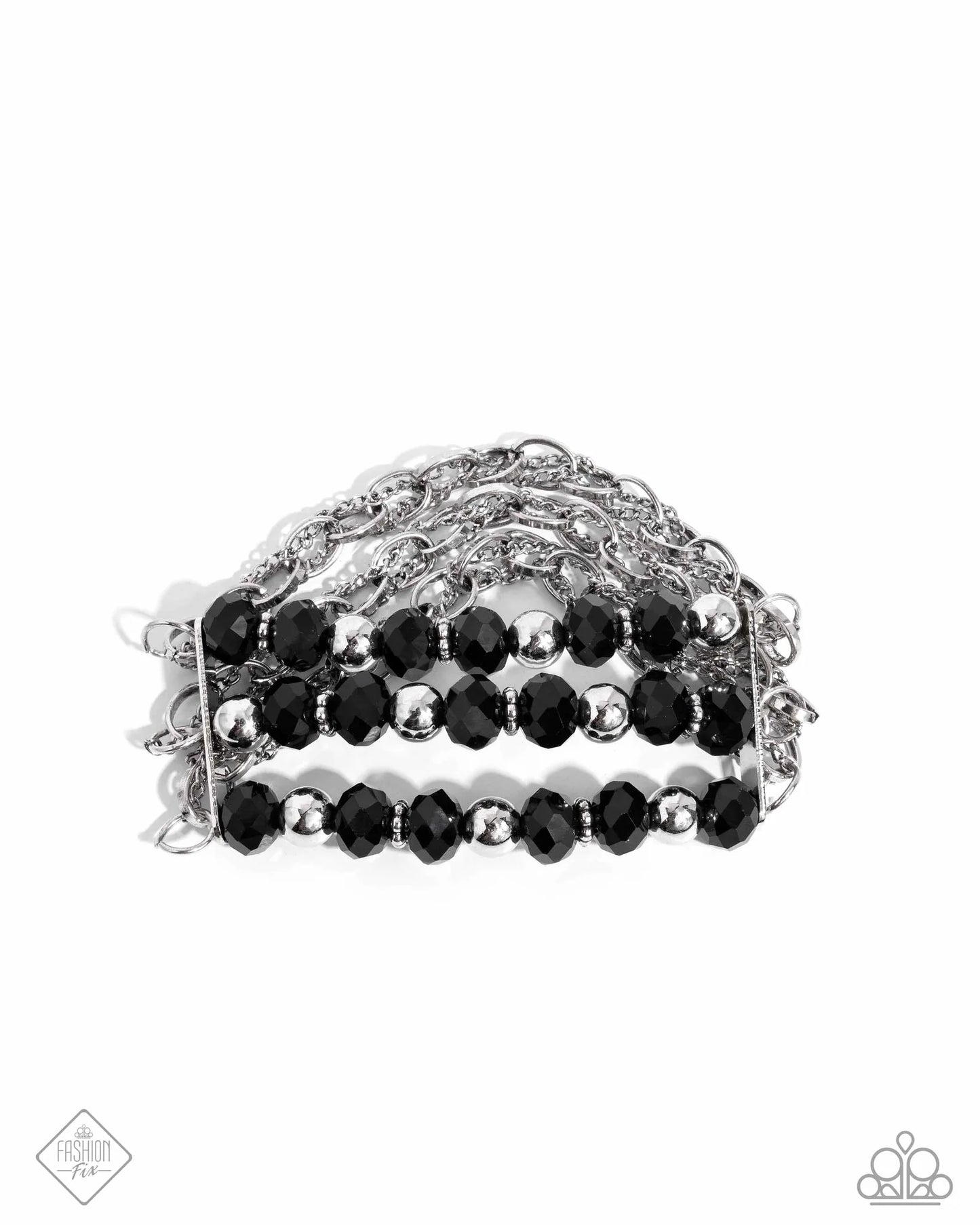 Vicious Vibe Black Bracelet - Fashion Fix