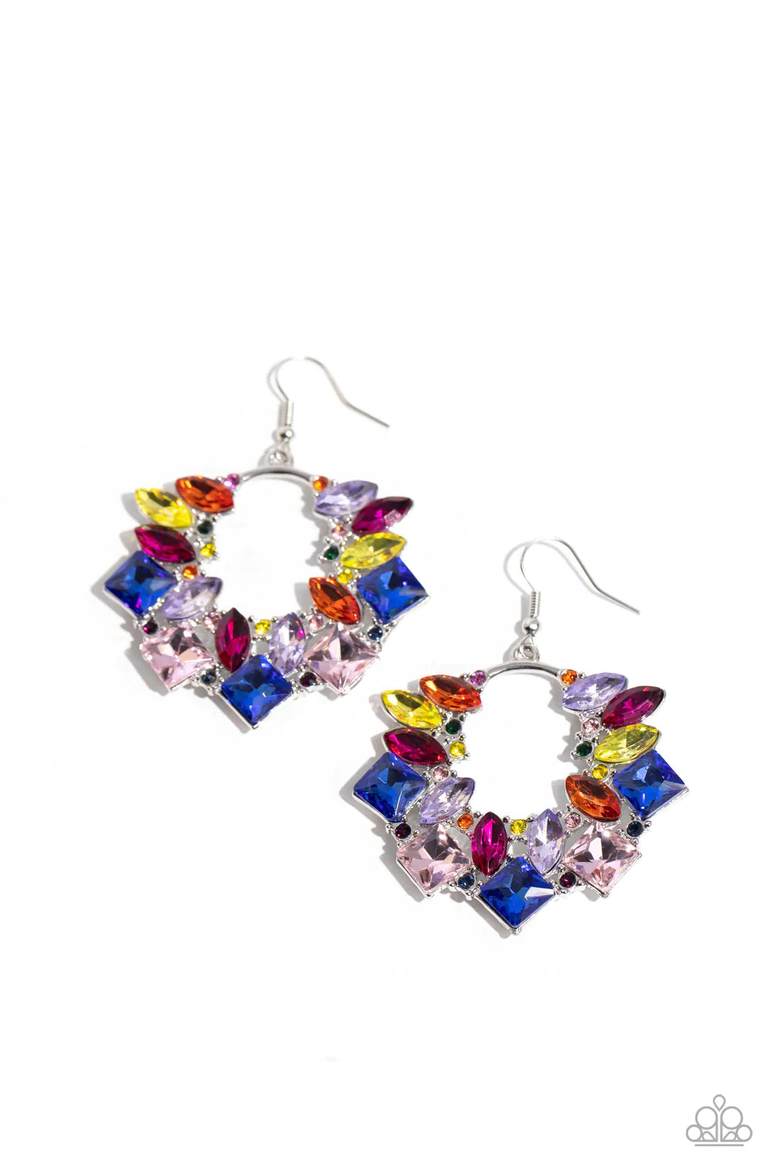 Wreathed in Watercolors Multi Earrings - LOP