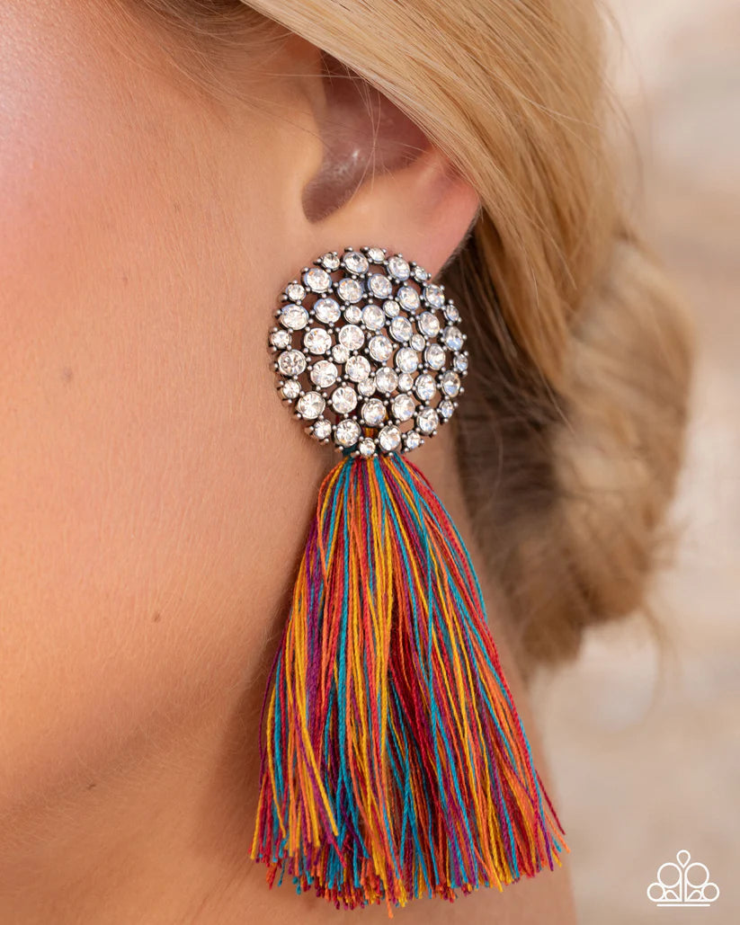 Yarn Yearbook Multi Post Earring