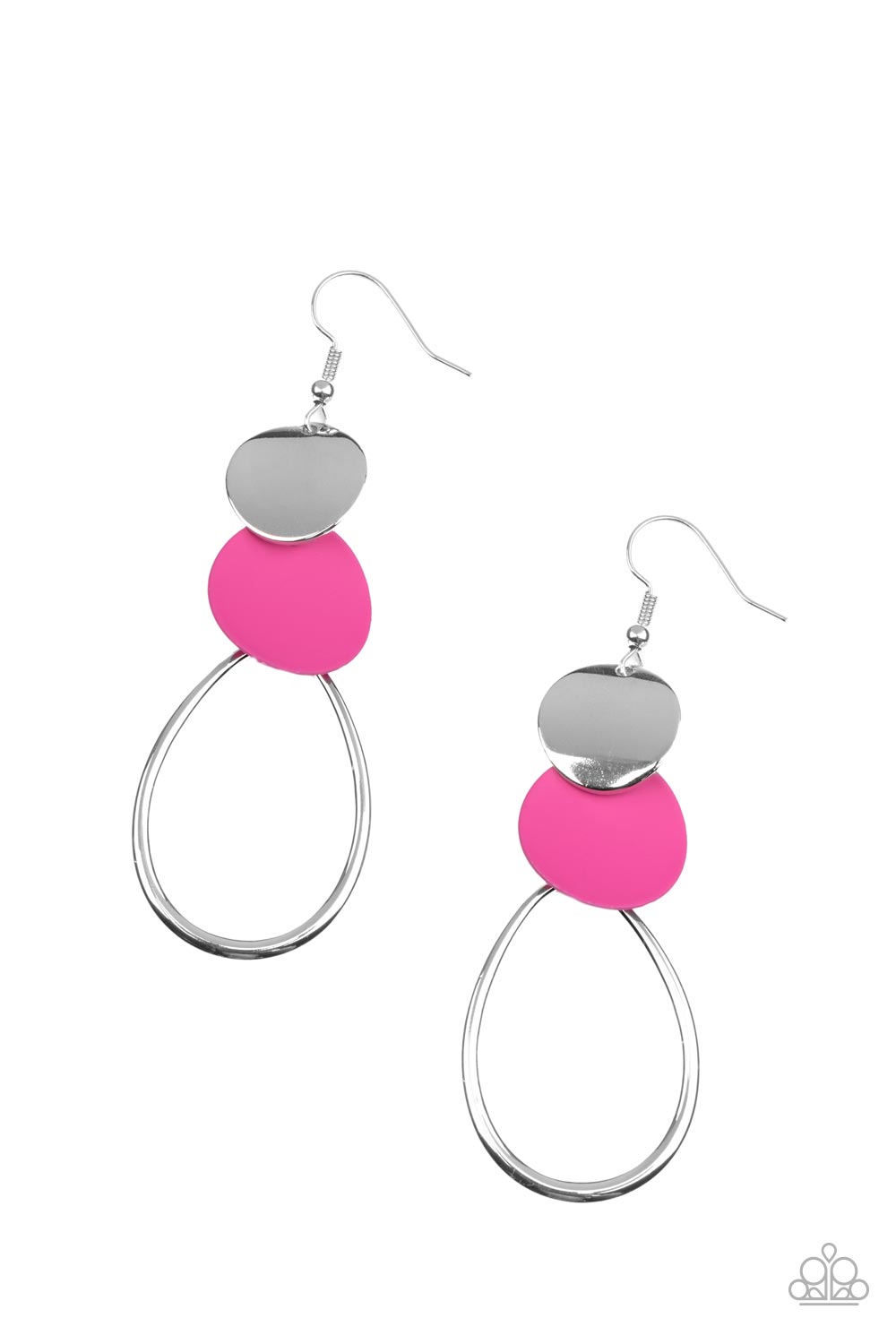 Retro Reception Pink Earring