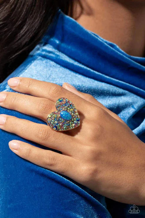 Bejeweled Beau Blue Ring