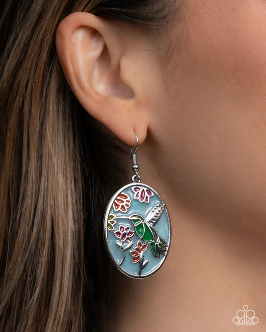 Humming Bird Haven Multi Earrings