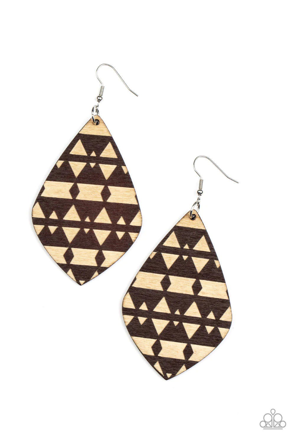 Zimbabwee Zoo Brown Earring