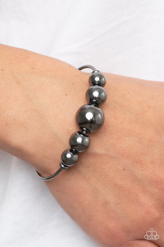 Bead Creed Black Bracelet