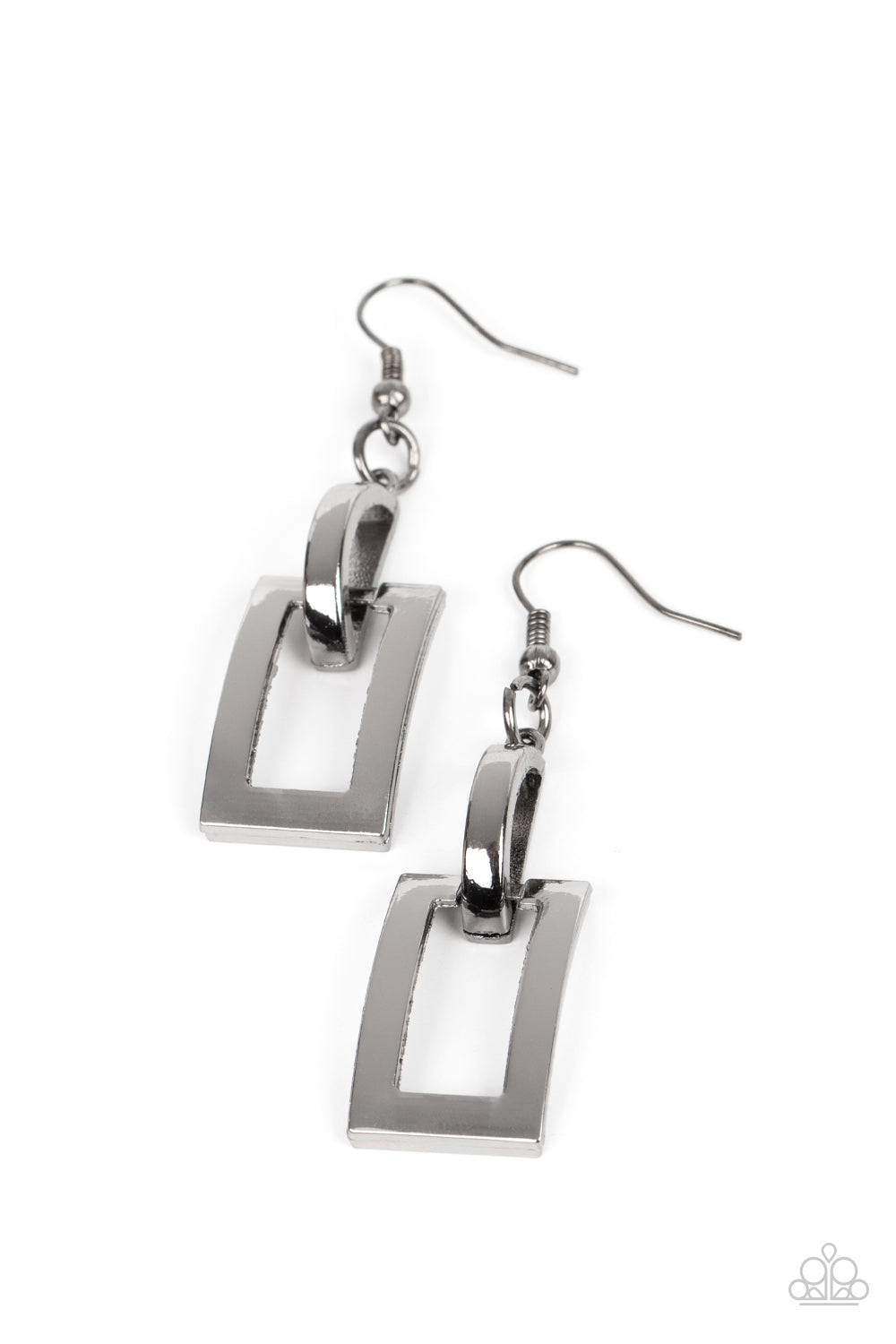 Blazing Buckles - Gold or Black Earrings