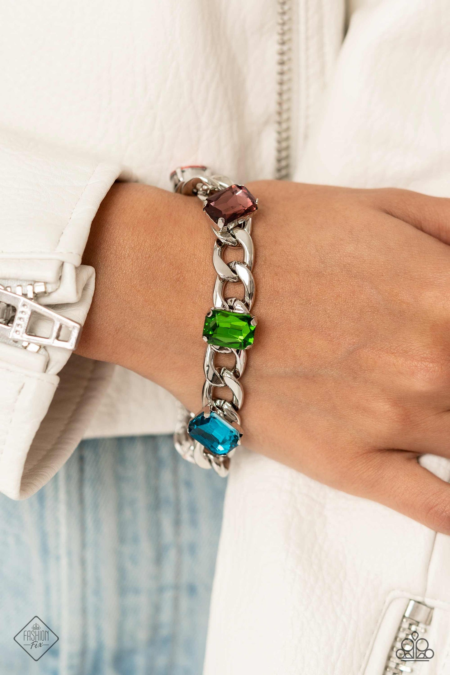 Fearlessly Fastened Bracelet - Multi - Fashion Fix