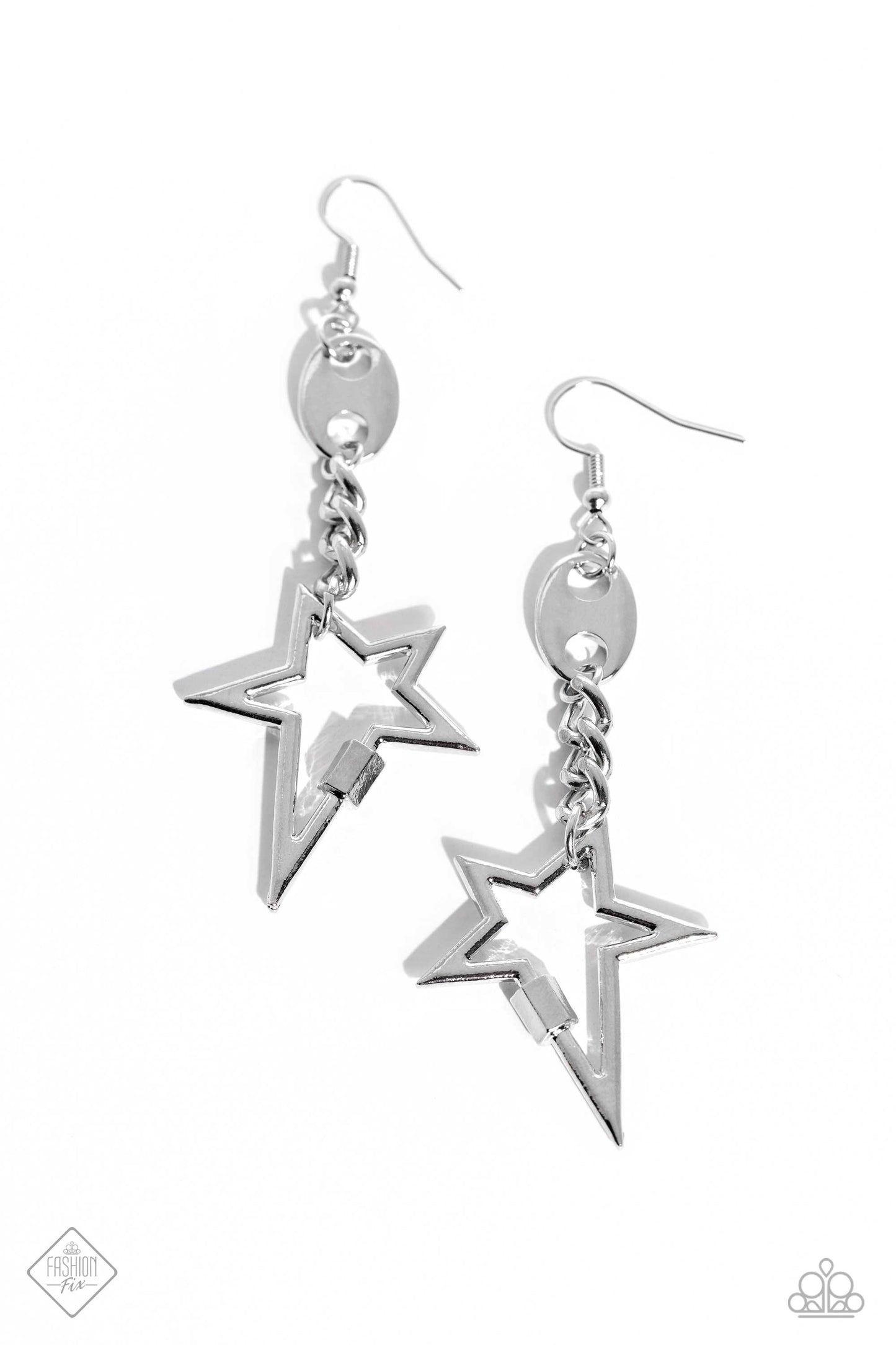 Ionic Impression Silver Earrings - Fashion Fix