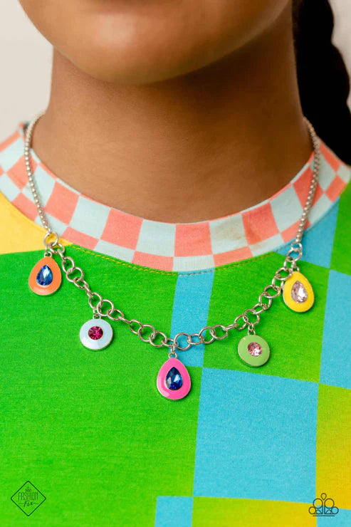Colorblock Craze Multi Necklace - Fashion Fix