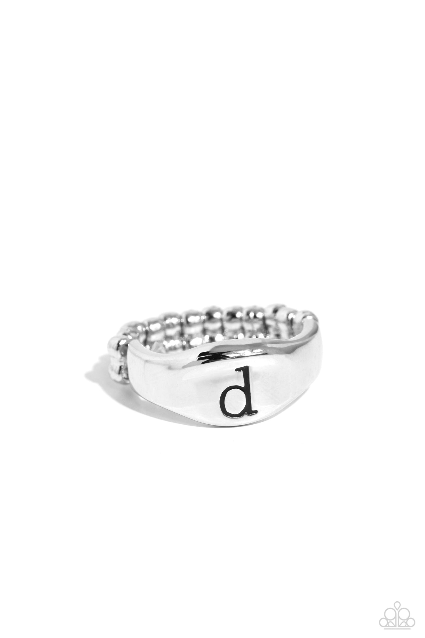 Monogram Memento - Silver - D Initial