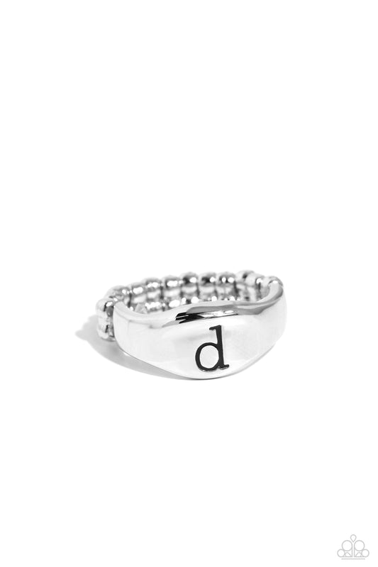 Monogram Memento - Silver - D Initial