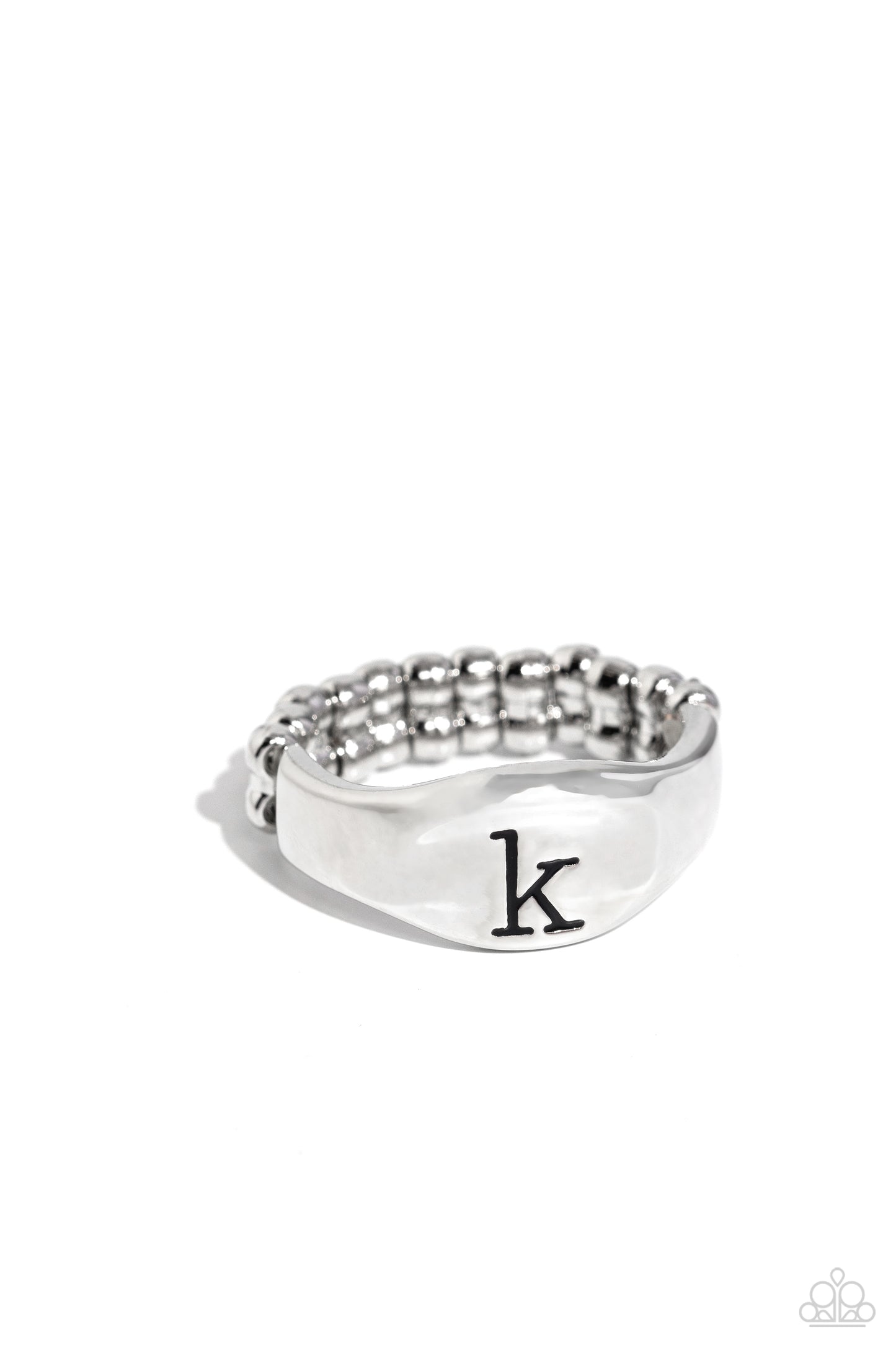 Monogram Memento - Silver -  K Initial