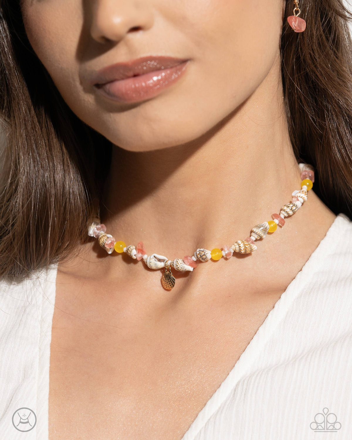 Choacker Sand SAND-sational Multi - Necklace (Choker) & Bracelet Combo Set – Ritzy ...