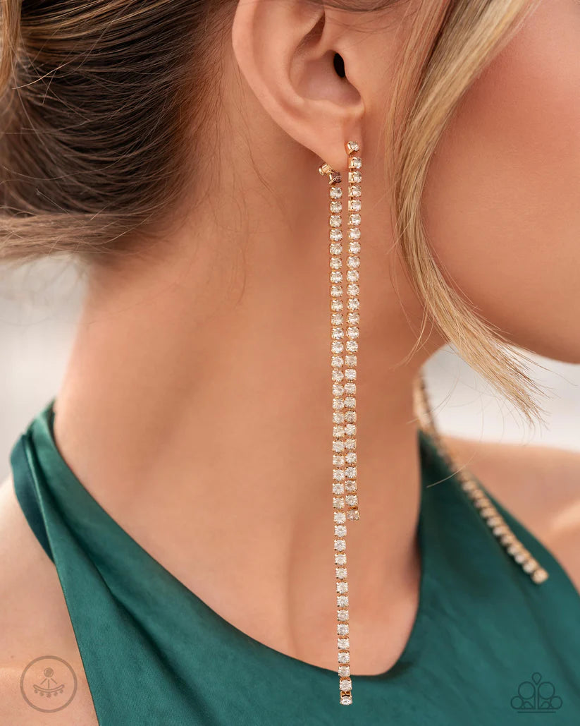 Elevated Elegance Gold Post Earrings