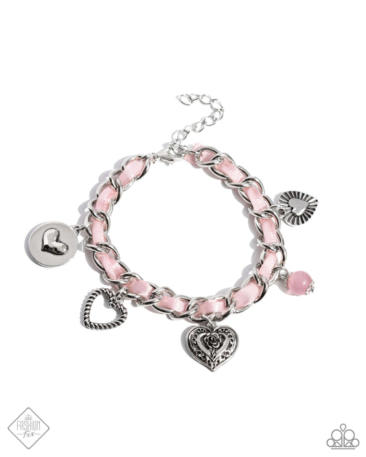 Charming Contender - Pink - Fashion Fix Bracelet