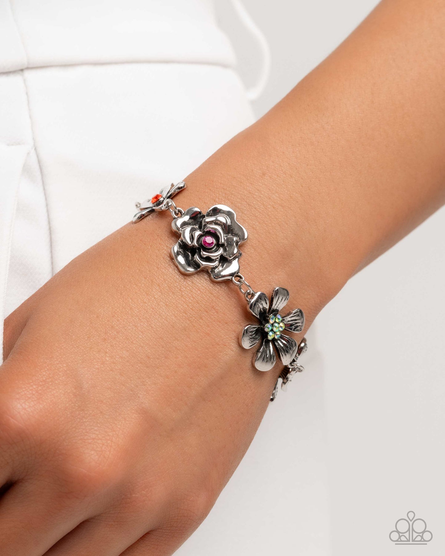 Floral Fate Necklace & Floral Fluke Multi Bracelet - Combo