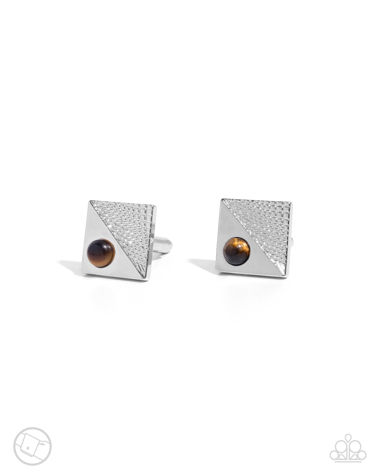 Some Serious Studs - Brown - Cuff links